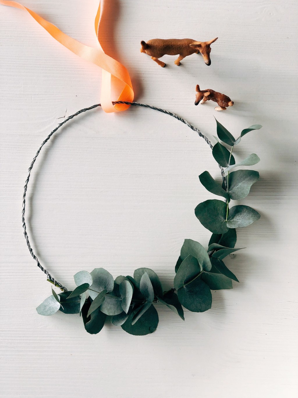 DIY : minimalistische&nbsp;kerstkrans