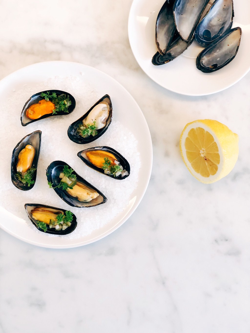 Hapje : mosselen&nbsp;‘escabeche’