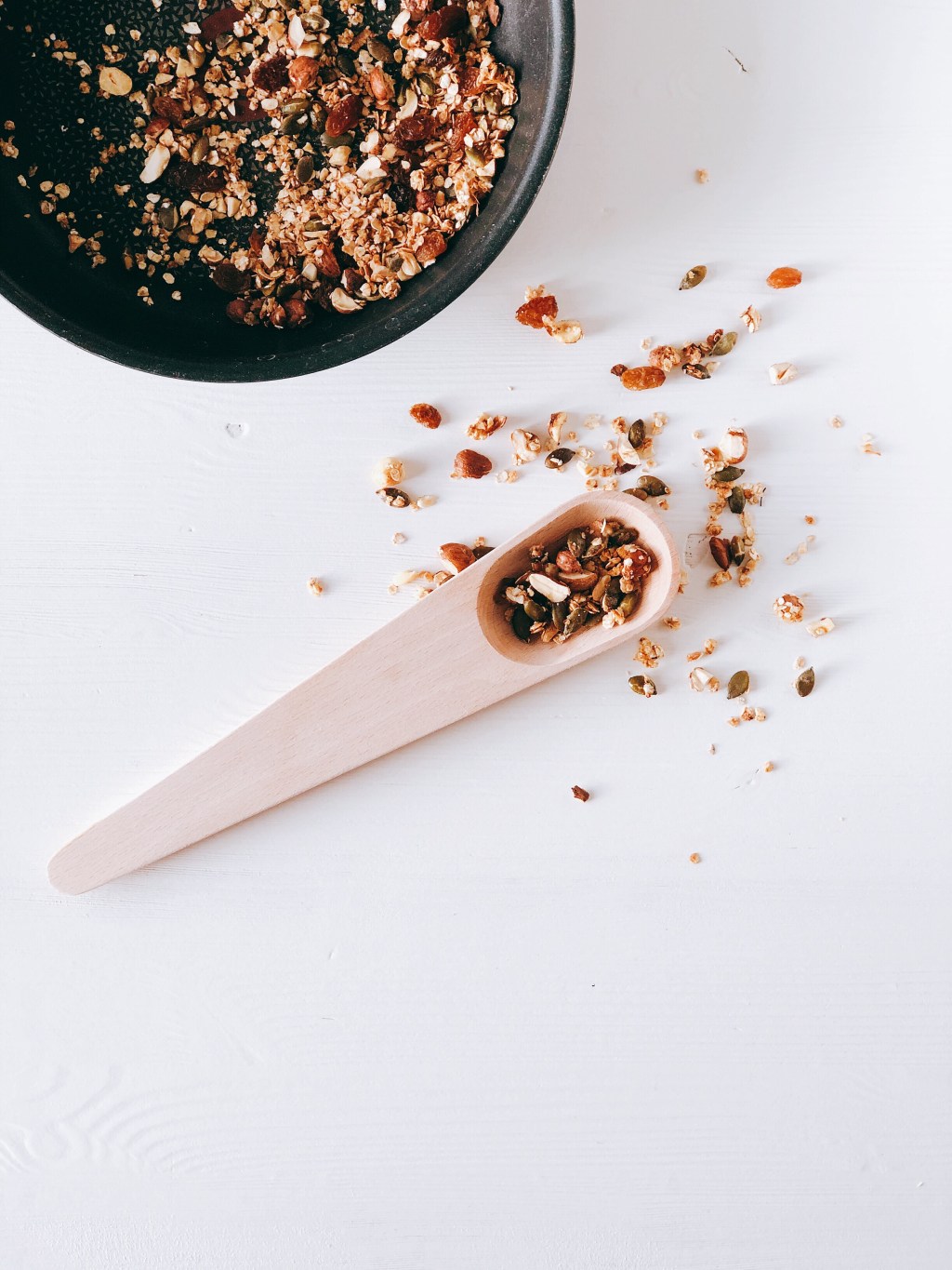 Snelle granola uit de&nbsp;pan