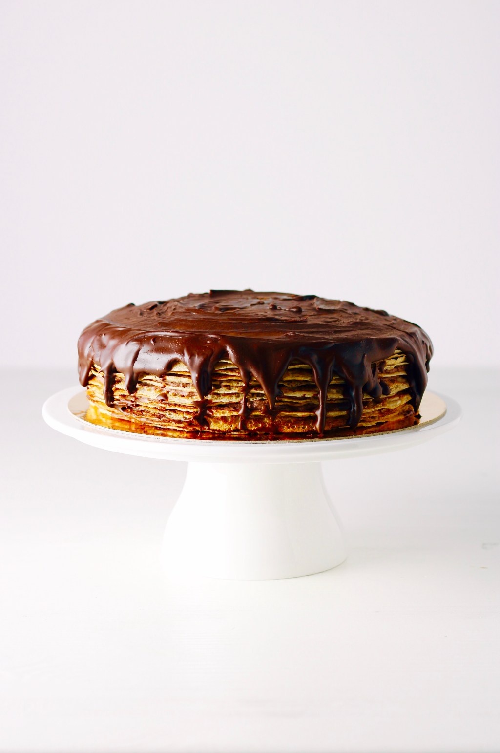 Pannenkoekentaart met ricotta &&nbsp;chocolade