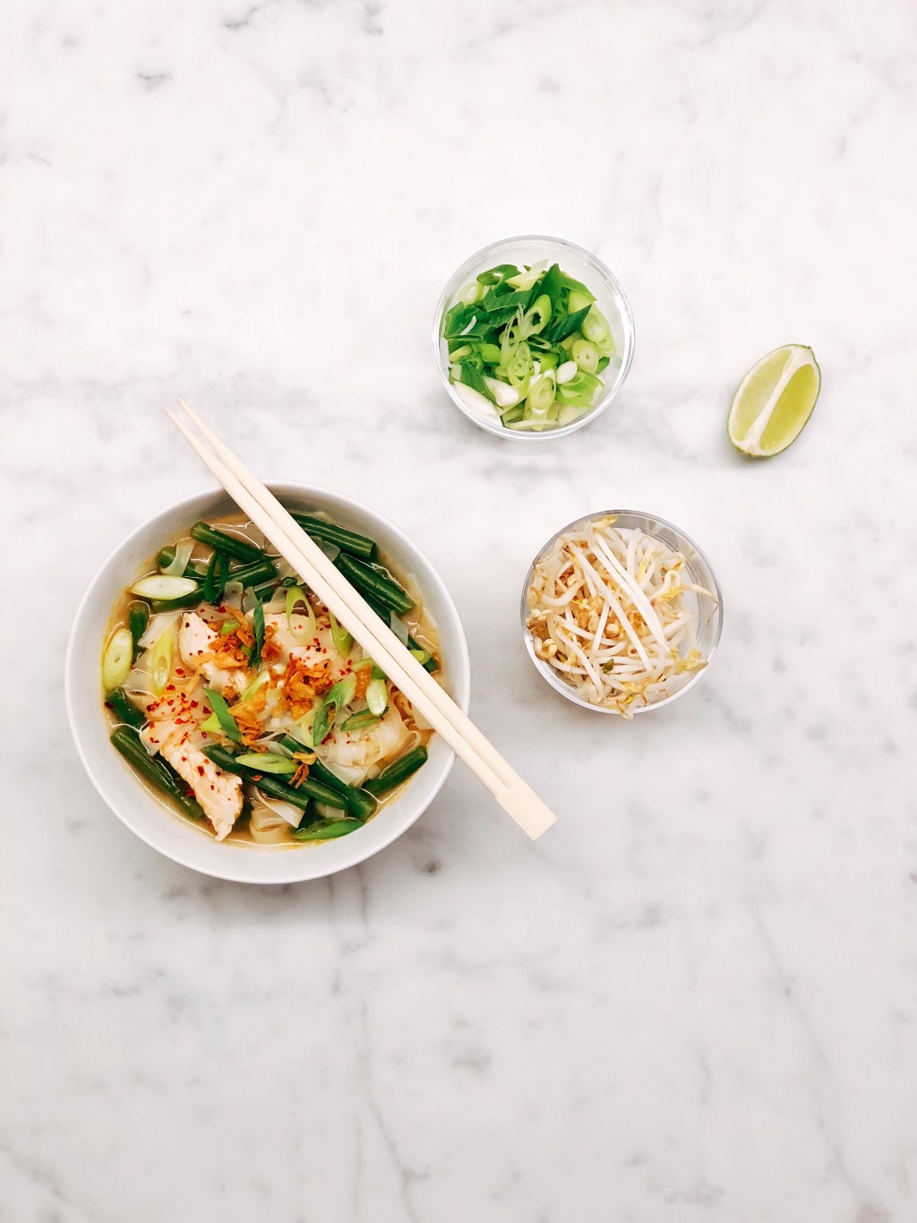 Snelle kippensoep met&nbsp;noedels