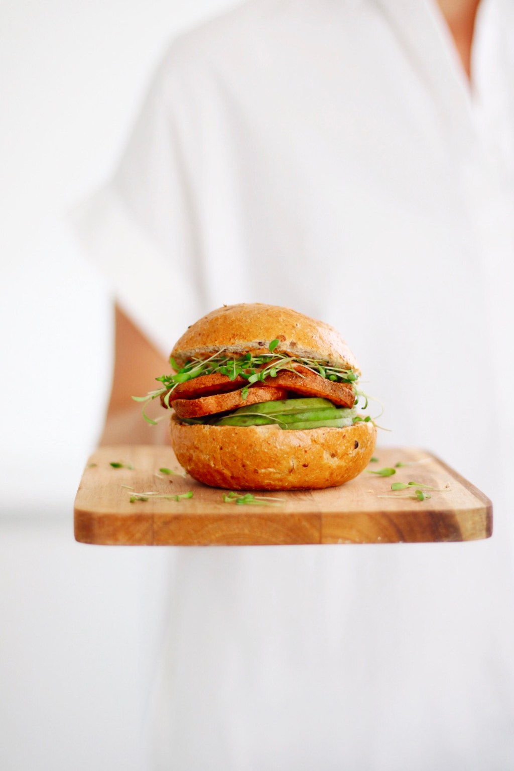 Broodje zoete aardappel en&nbsp;avocado