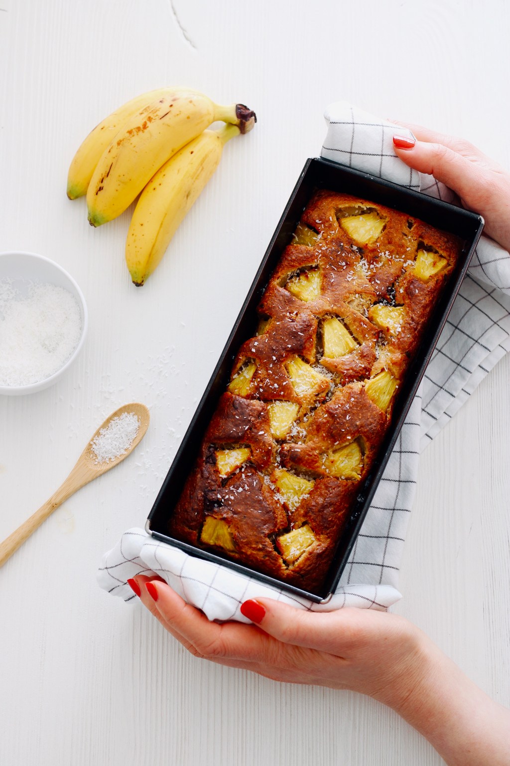 Bananenbrood met ananas, kokos &&nbsp;chocolade