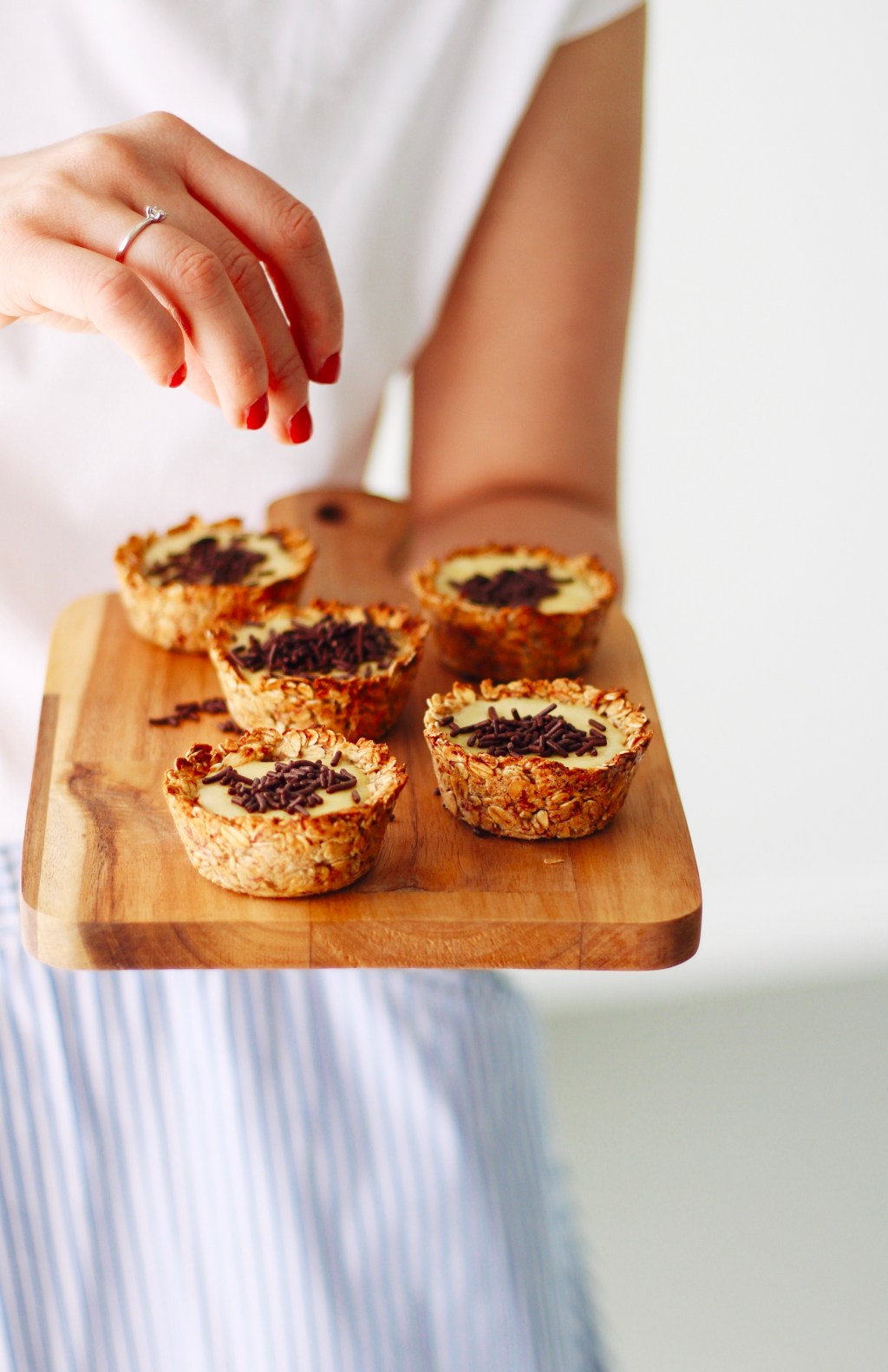 Granola cups met soja vanille pudding &&nbsp;hagelslag