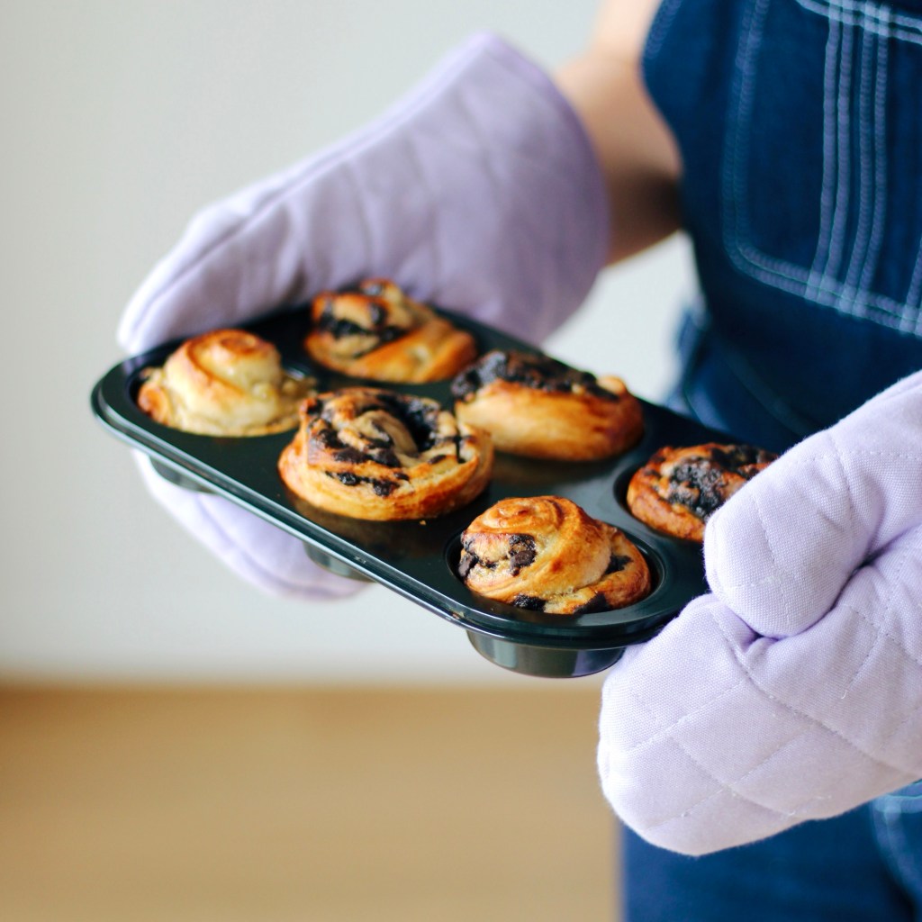 Chocolade – banaan&nbsp;cruffins