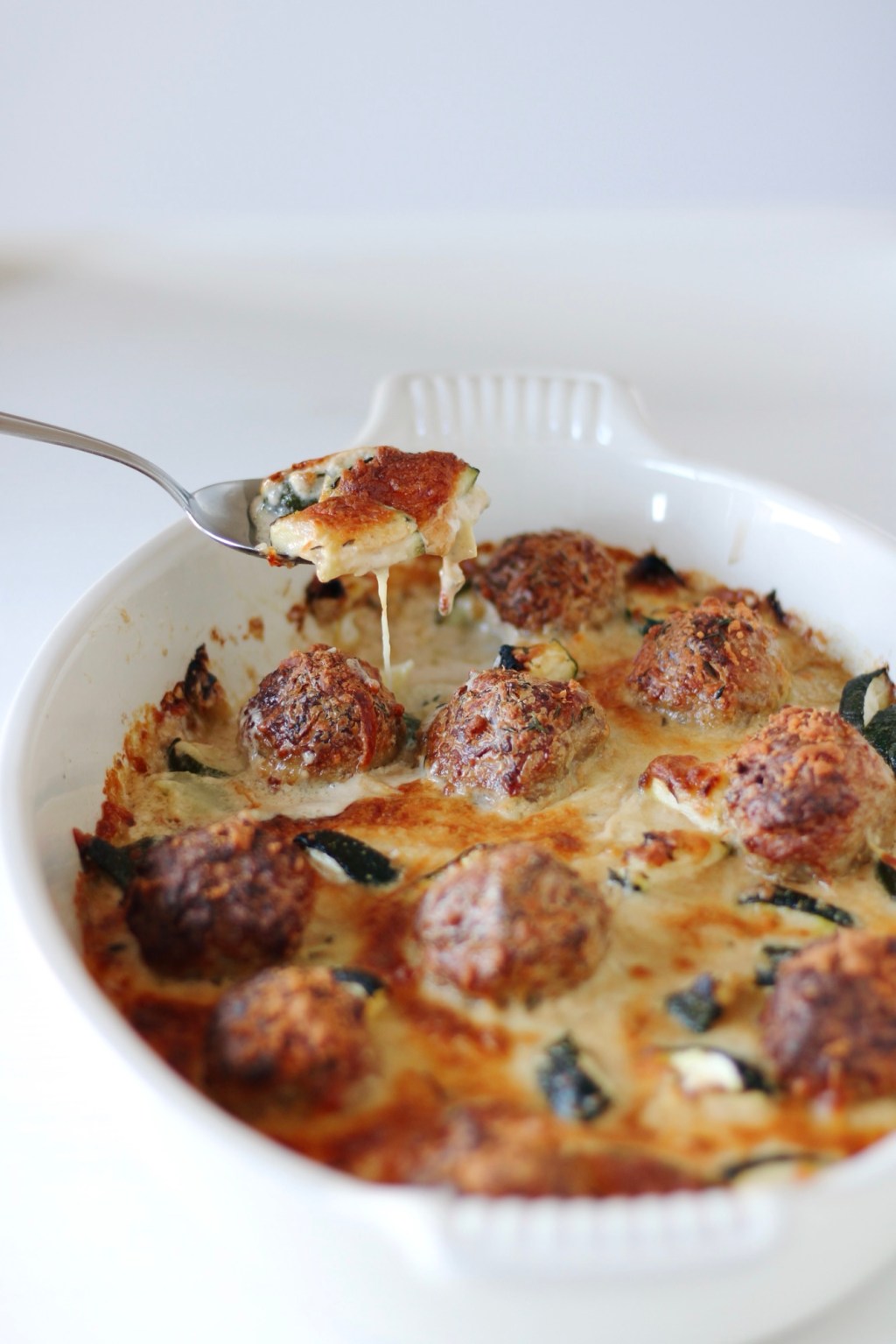 Ballekes met courgette &&nbsp;mosterdsaus